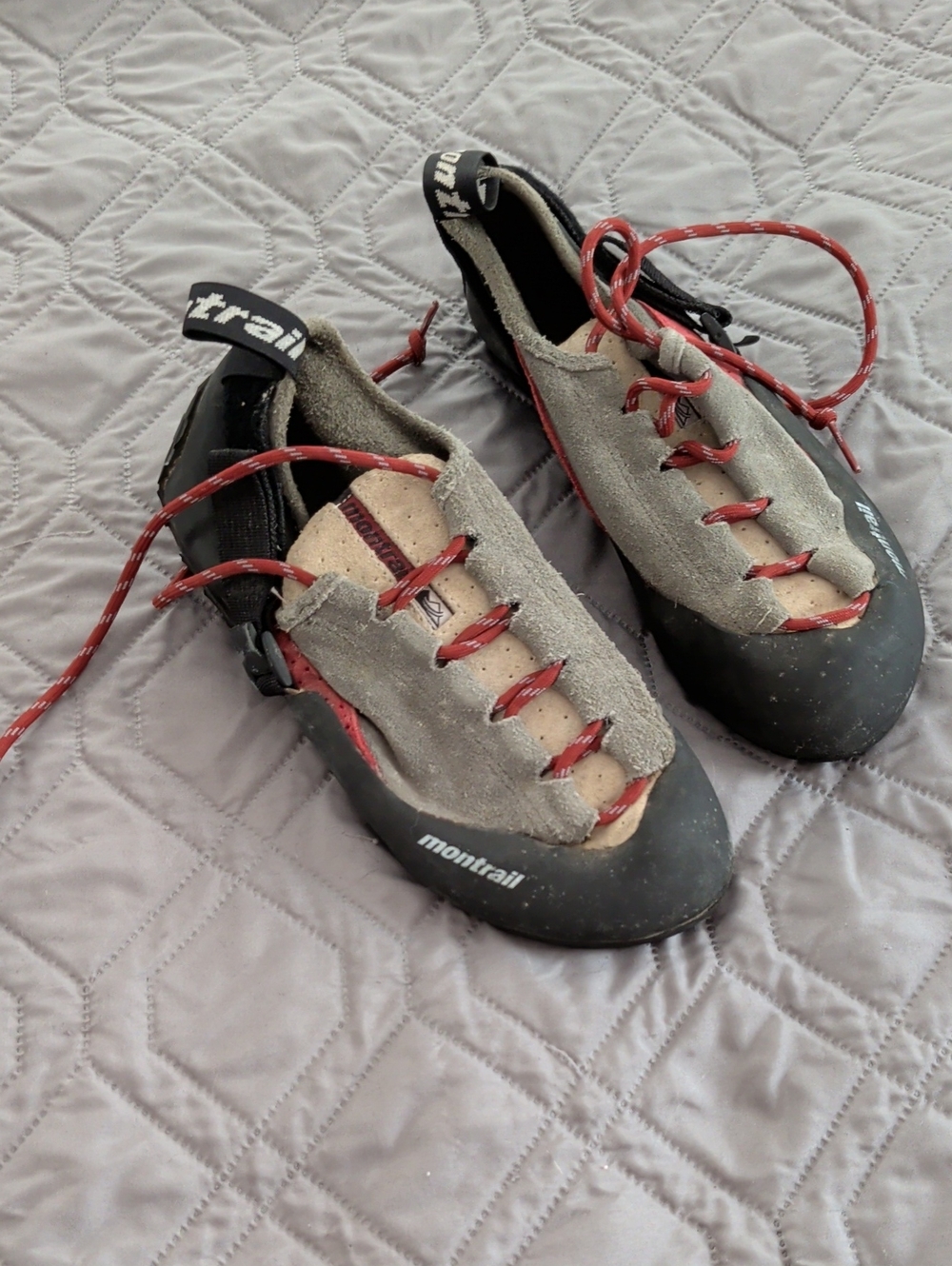 Montrail Women’s Red and Gray Climbing Shoes